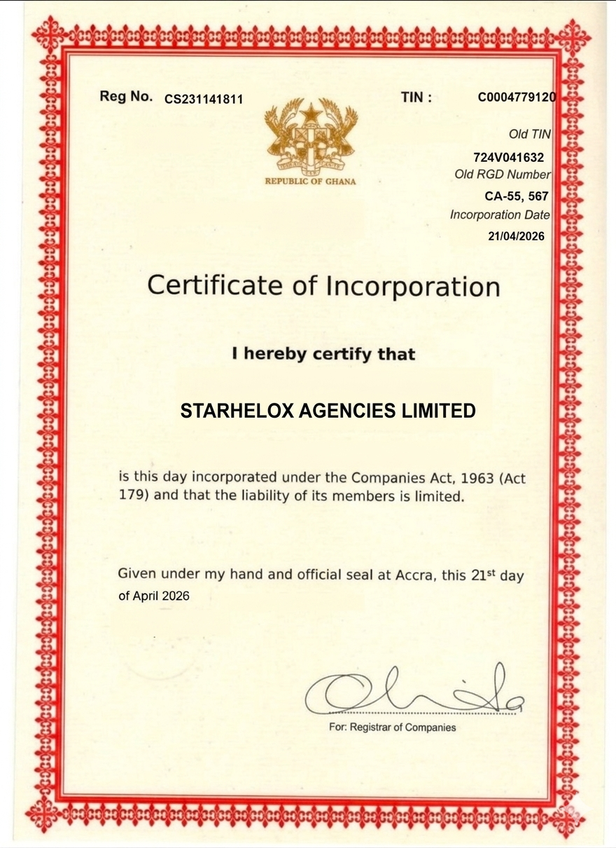 Ghana Registration